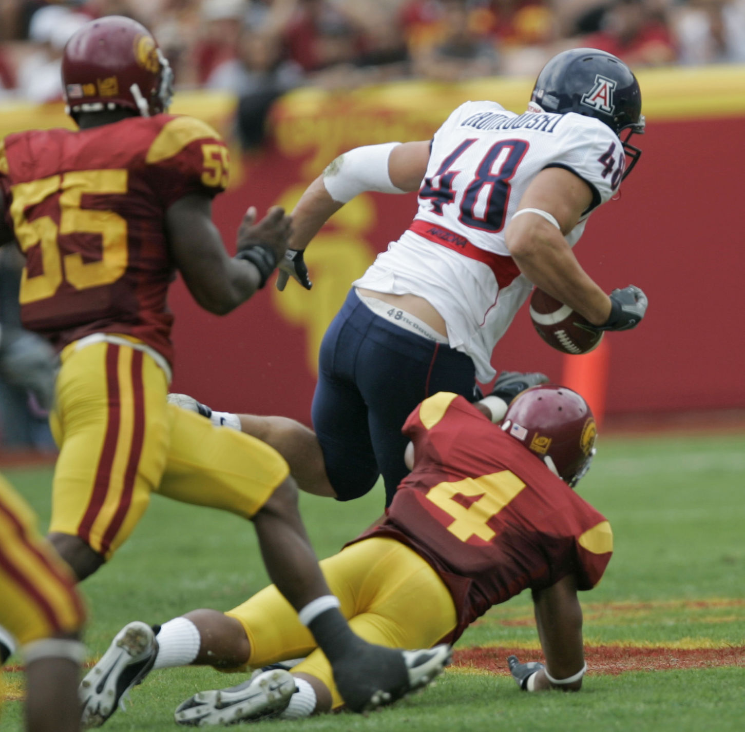 University of Arizona football player Rob Gronkowski